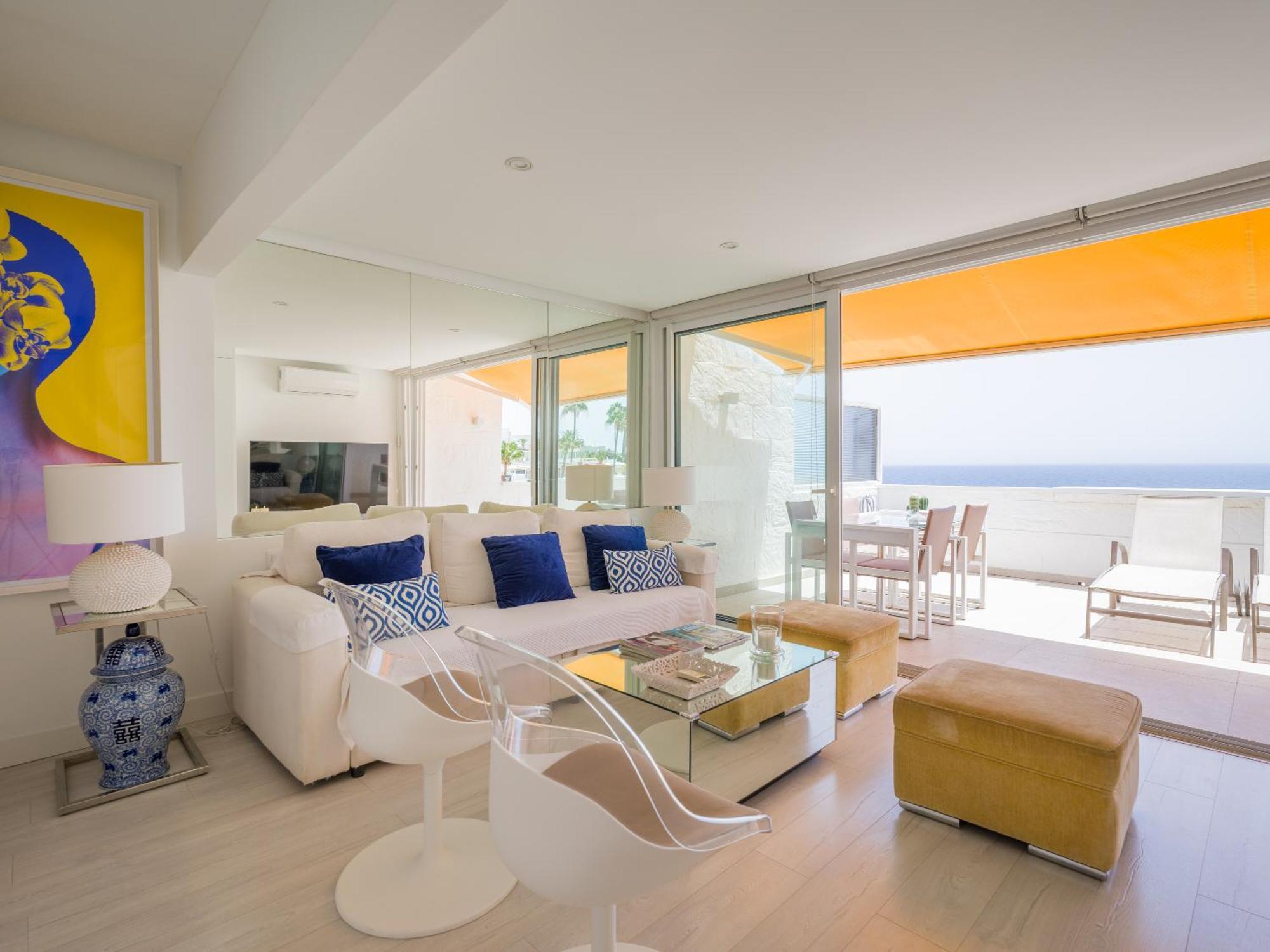 My Sea View Holiday Apartment มาสปาโลมาส ภายนอก รูปภาพ